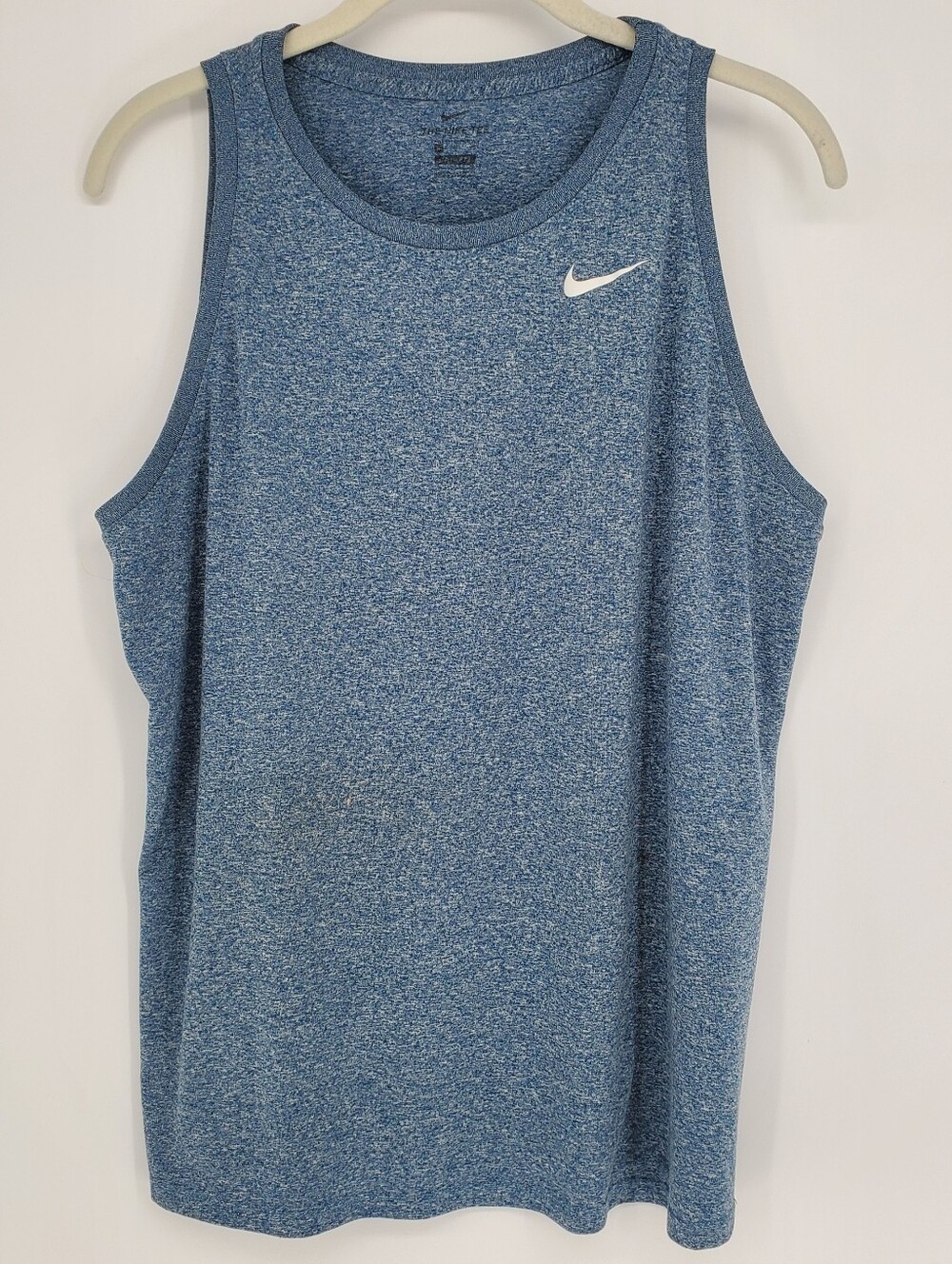 The Nike Tee Heathered Blue Athletic Tank Top - Size X-Large
